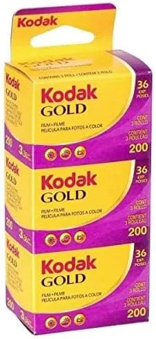KODAK GOLD 200 Film / 3 pack / GB135-36-Vertical packaging